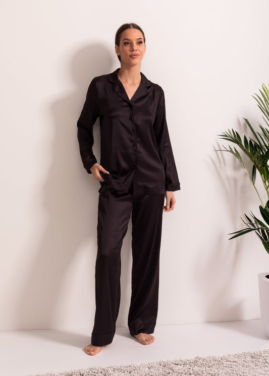 Pijama Damă Anastasia Viscoză Satinată