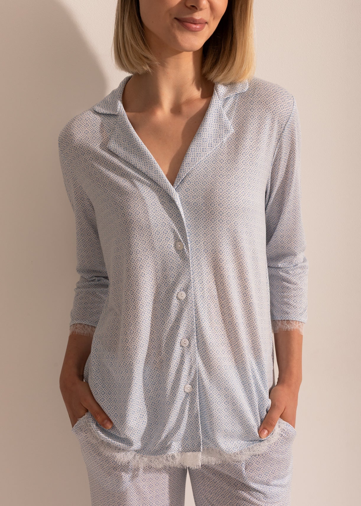 Pijama Damă Clara Micromodal