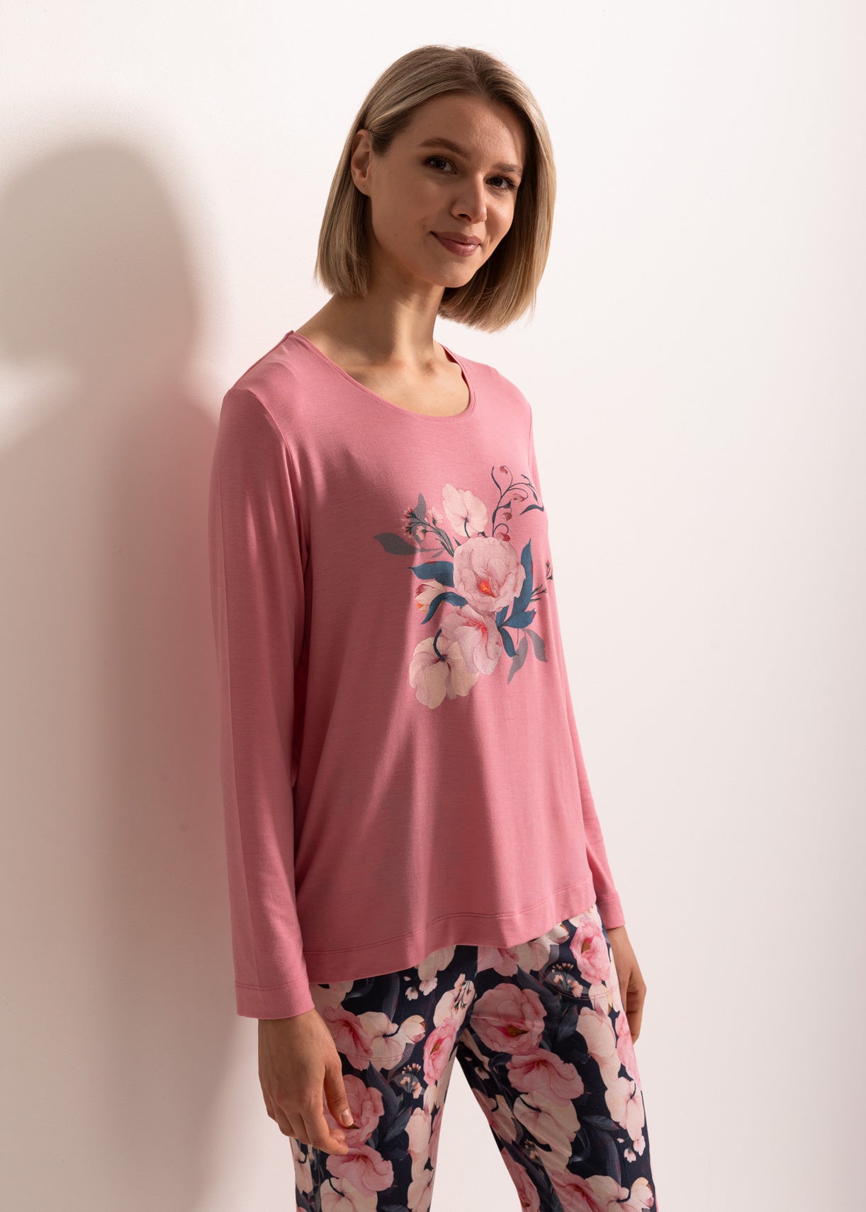 Pijama Damă Flora Modal