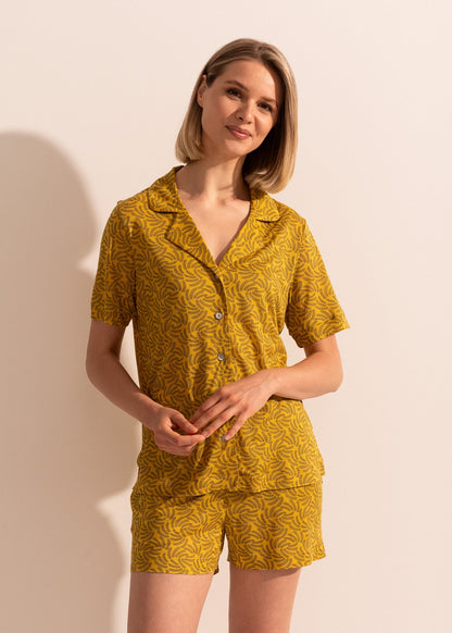 Pijama Damă Fresh Leaves Micromodal