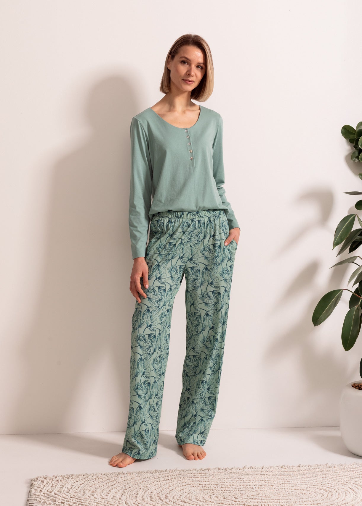 Pijama Damă Marla Romantic Modal