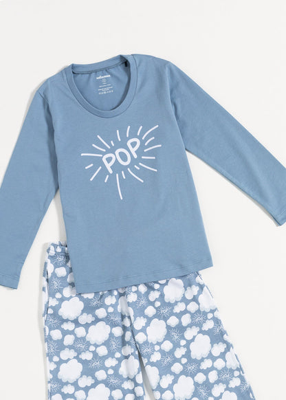 Pijama Copii Alice Bumbac TWIN