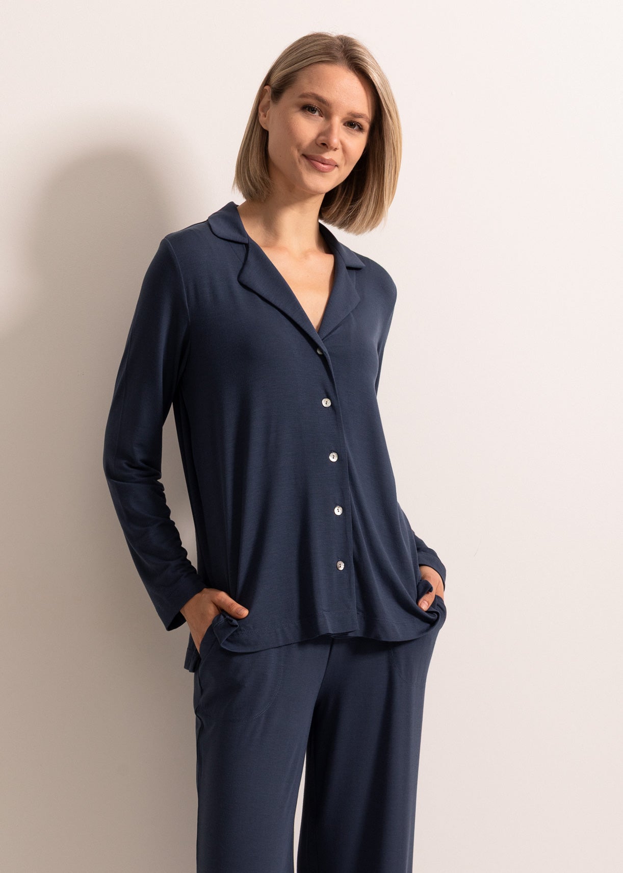Pijama Rever Damă Flora Modal
