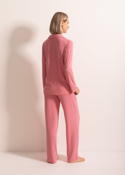 Pijama Rever Damă Flora Modal