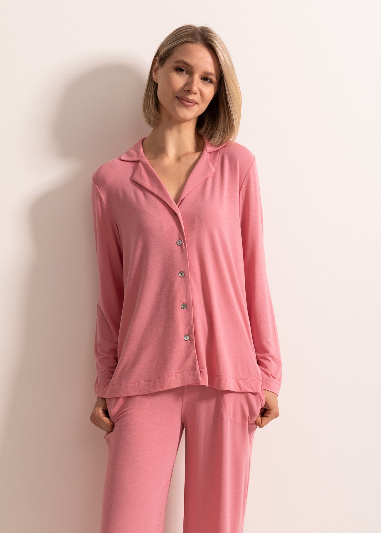 Pijama Rever Damă Flora Modal