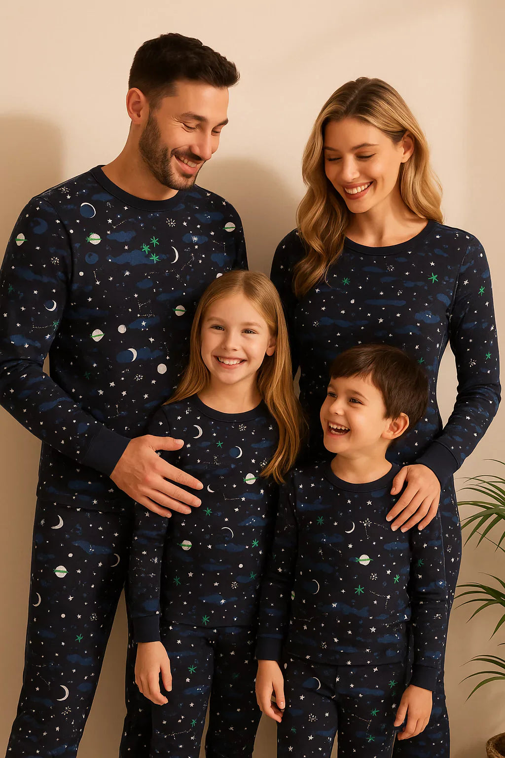 Pijama Baby Galaxy Bumbac