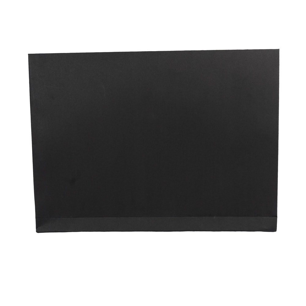 Plic hârtie cu sigiliu din sfoară - negru (set 10 buc)