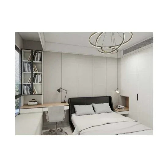 Panou decorativ riflaj WPC, Naimeed D7557, sistem de imbinare straight, aspect rafinat si montaj usor, 260x61.1x0.9cm, gri marmorat
