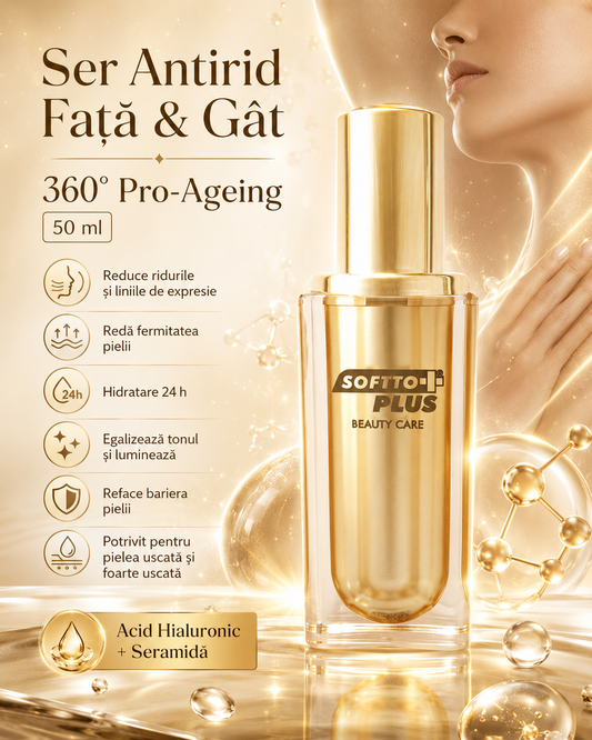 Ser Antirid Față & Gât – 360° Pro-Ageing 50 ml