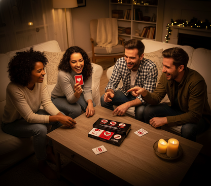 Talk Flirt Dare, 3 în 1, Joc de cărți pentru cupluri