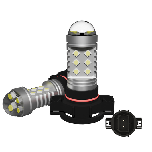 Set 2 x bec LED PSX24W LUSMAR™ Canbus - fără eroare - off-road