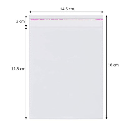 Pungi cu clapetă adezivă - lungimi între 2 și 40cm (set 1000 buc)