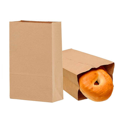 Pungi hârtie simple deschise - kraft (set 50 buc)