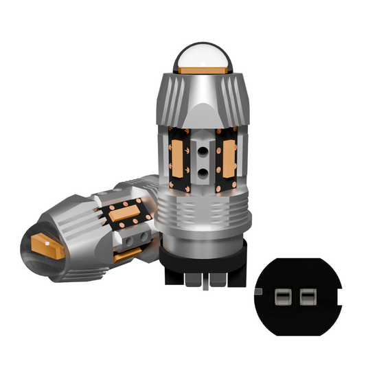 Set 2 x bec LED PW24W / PWY24W LUSMAR™ Canbus - fără eroare - off-road