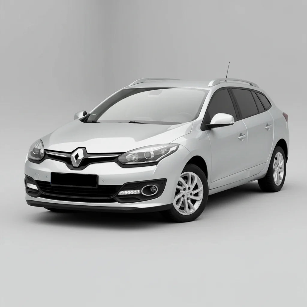 Covorase Auto TeamCar® Tip Tavita Compatibile Renault Megane III Combi Facelift, Negru