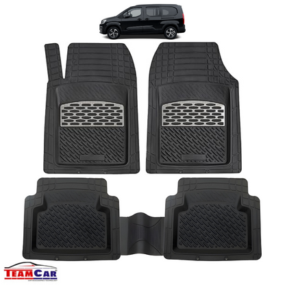 Covorase Auto TeamCar® Tip Tavita Compatibile Peugeot Partner/Rifter (2018-2024) Carbon