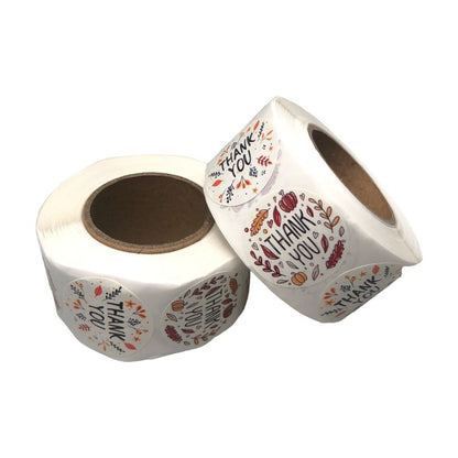 Rolă 500 stickere rotunde 2.5cm - mix modele 5