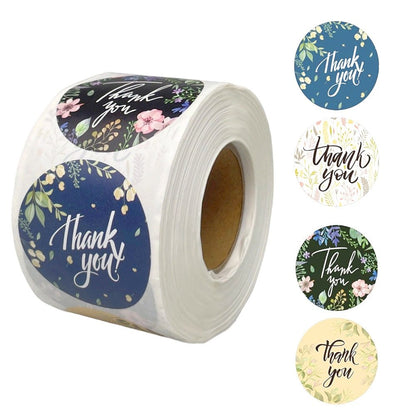 Rolă 500 stickere rotunde 3.8cm - mix modele 8