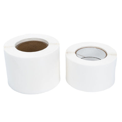 Rola cu stickere rotunde transparente (500 buc/rola)