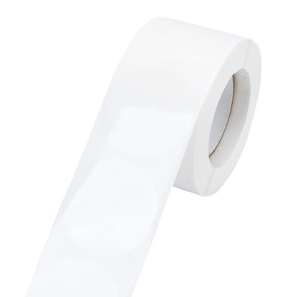 Rola cu stickere rotunde transparente (500 buc/rola)