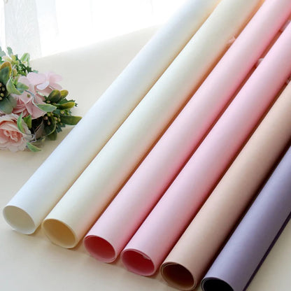 Rolă hârtie de ambalat decorativă uni - bleu 58cm x 13.5m