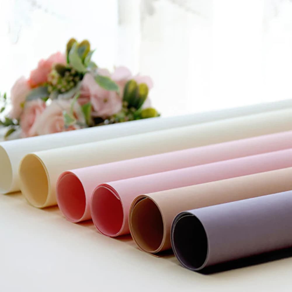 Rolă hârtie de ambalat decorativă uni - mov 58cm x 13.5m
