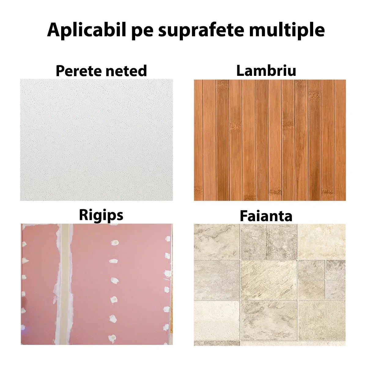 Rola panou autoadeziv, Naimeed D5696, design modern, 2mm grosime, 60x300cm, Gri
