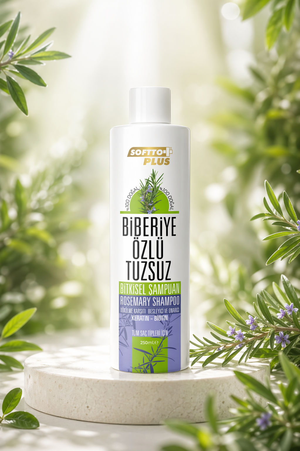 Șampon Fără Sare cu Rozmarin