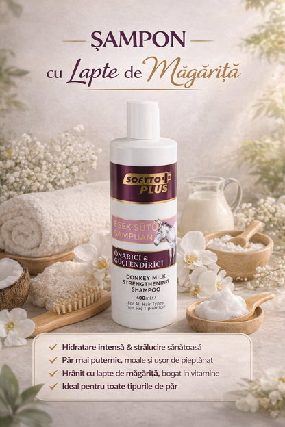 Șampon Reparant & Fortifiant cu Lapte de Măgăriță