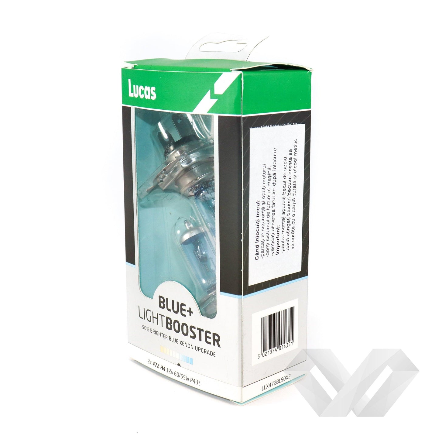 Set 2 becuri auto Lucas H4 , 12V +50%