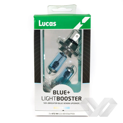 Set 2 becuri auto Lucas H4 , 12V +50%