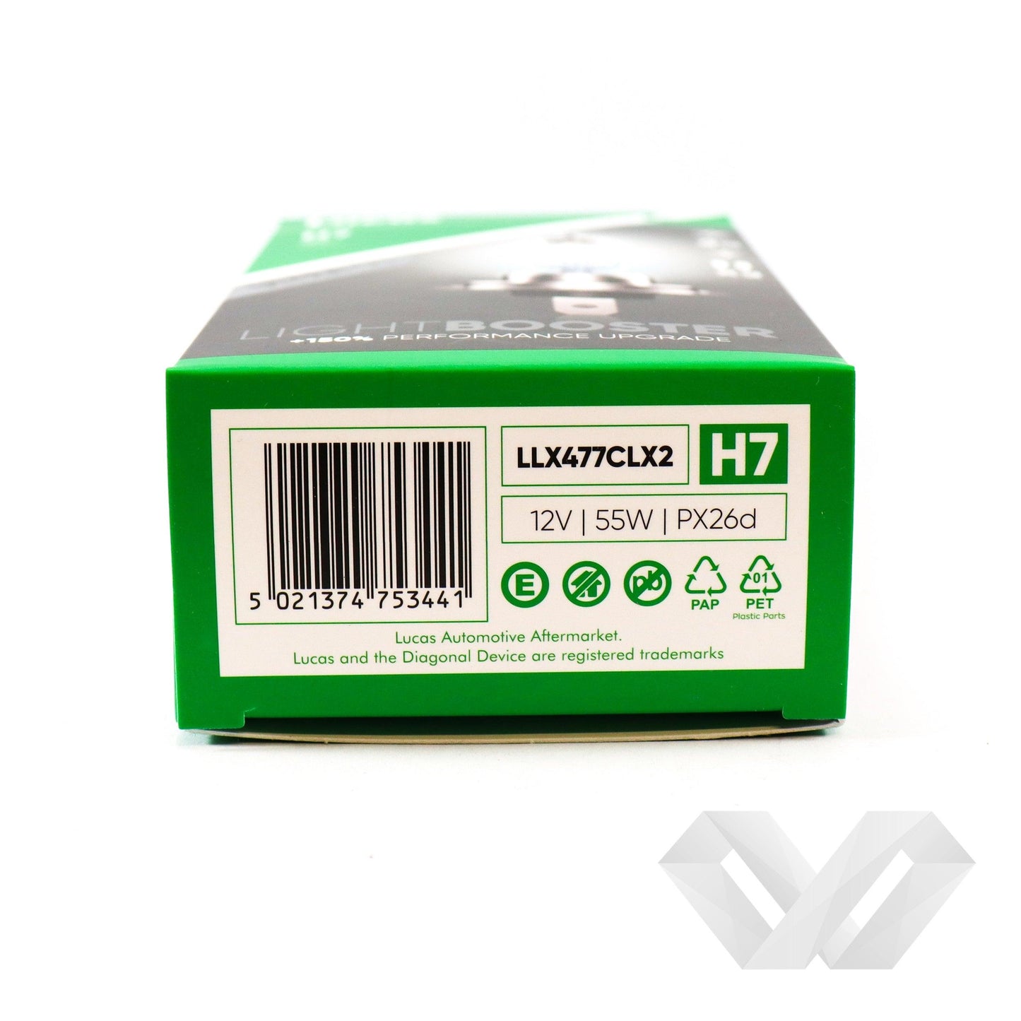 Set 2 becuri auto Lucas H7, 12V +150%