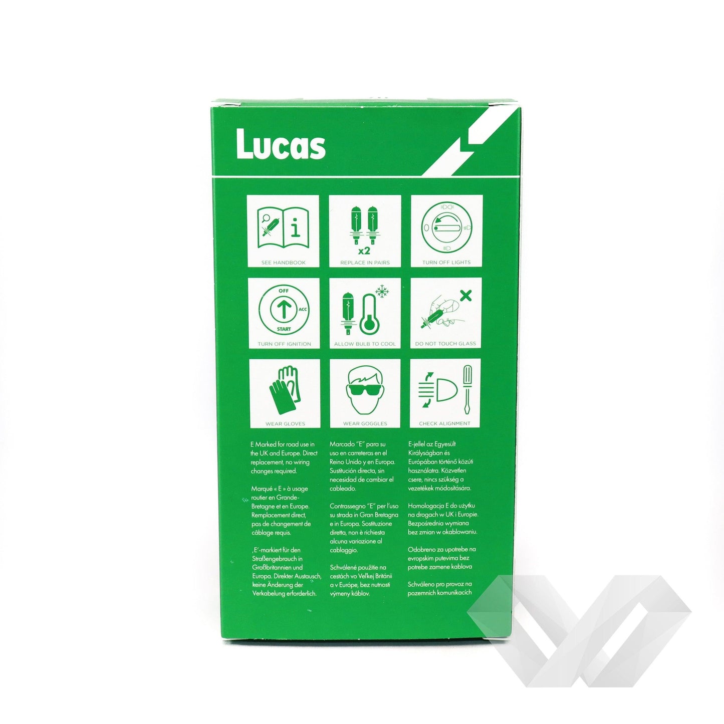 Set 2 becuri auto Lucas H7, 12V +150%