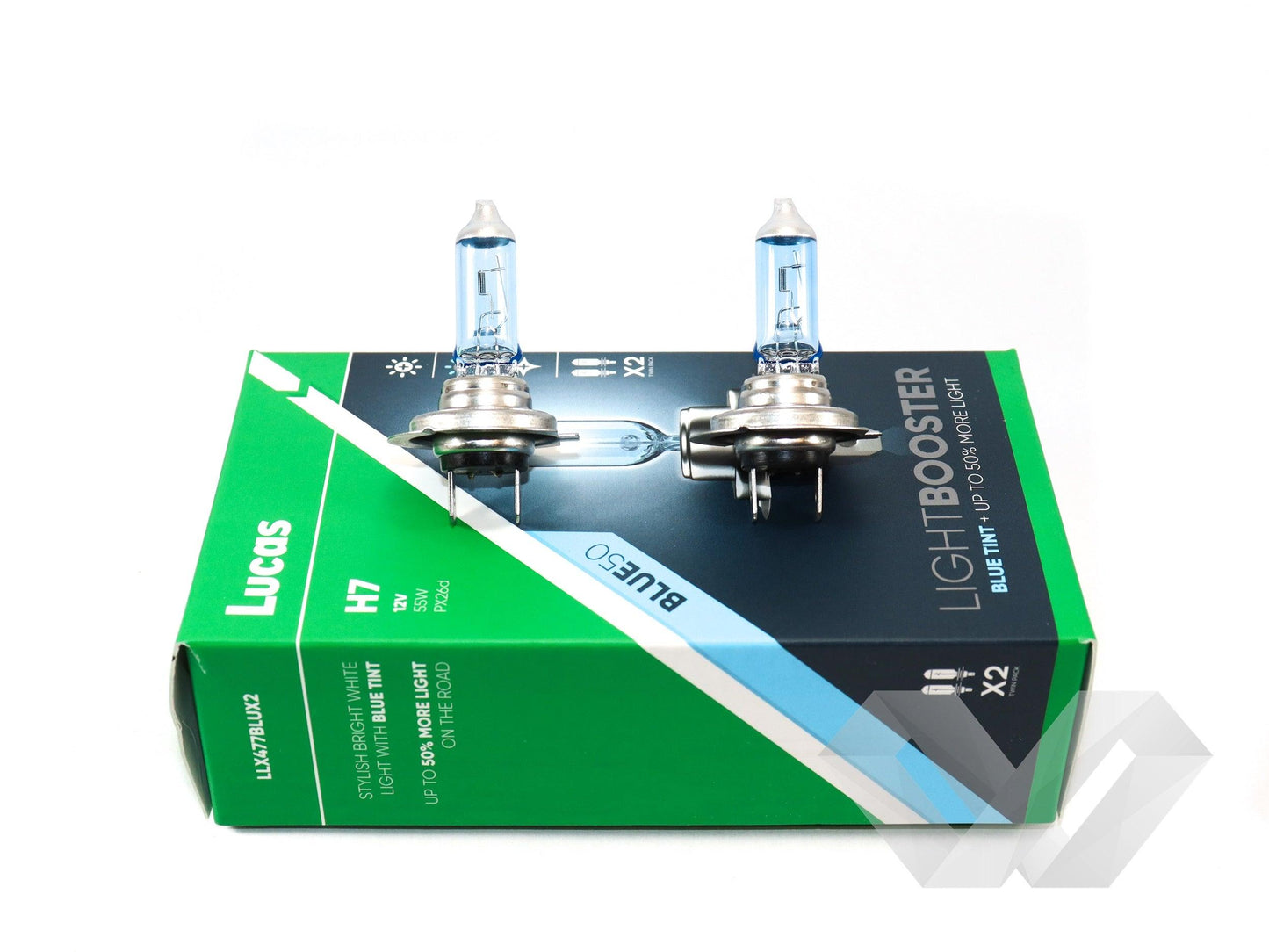 Set 2 becuri auto Lucas H7, 12V +50%