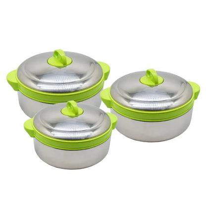 Set 3+1 Caserole termoizolante D3148, Culoare Verde
