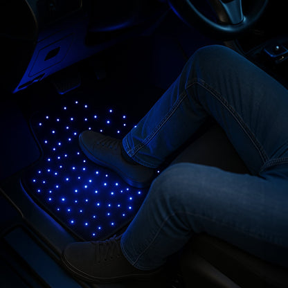 Covorase Auto LED Timebox, Waterproof si Lavabile, Instalare Rapida, Negru