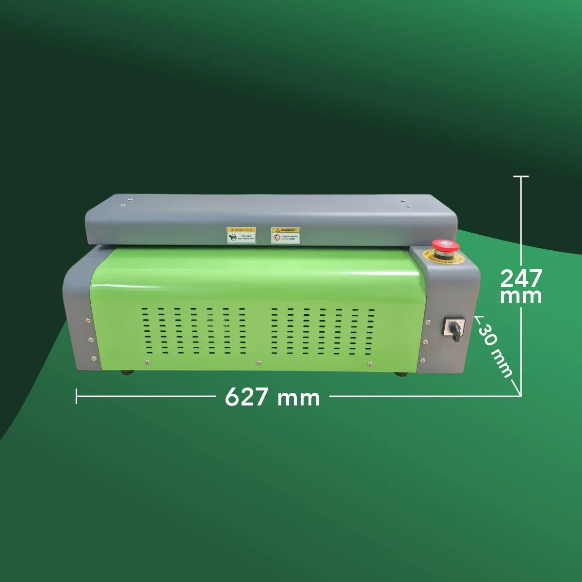 Masina de taiat cartoon pentru impachetare, Naimeed shredder 2, verde/gri 627x247x30 mm