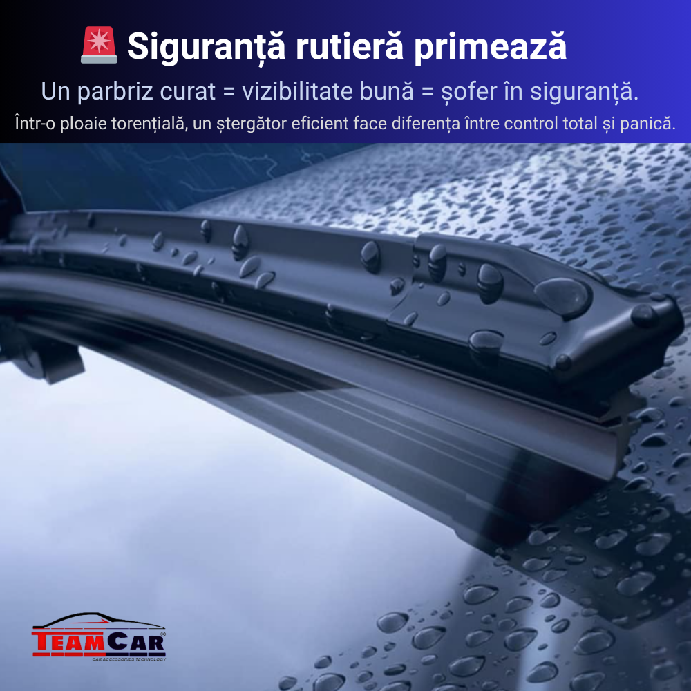 Ștergătoare TeamCar® Fiat Doblo I (2001–2010) Hybrid – Set față