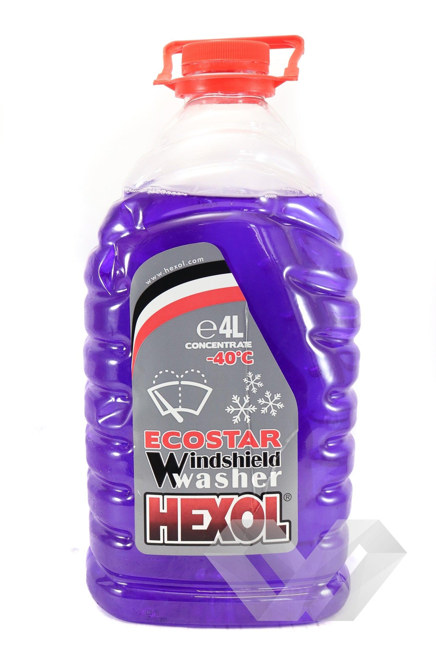 Solutie ecologica pentru parbriz Hexol, -40°C, 4L