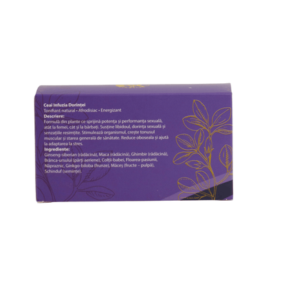 Ceai Natural Fertilitate și Potență – Infuzia Dorinței