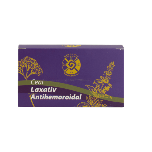 Ceai Natural Laxativ și Antihemoroidal – Tranzit Intestinal Sănătos