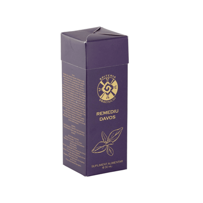 Remediu Natural Tuse și Dureri de Gât – DAVOS Antiinflamator | 30ml