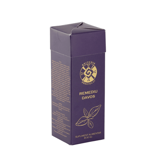 Remediu Natural Tuse și Dureri de Gât – DAVOS Antiinflamator | 30ml