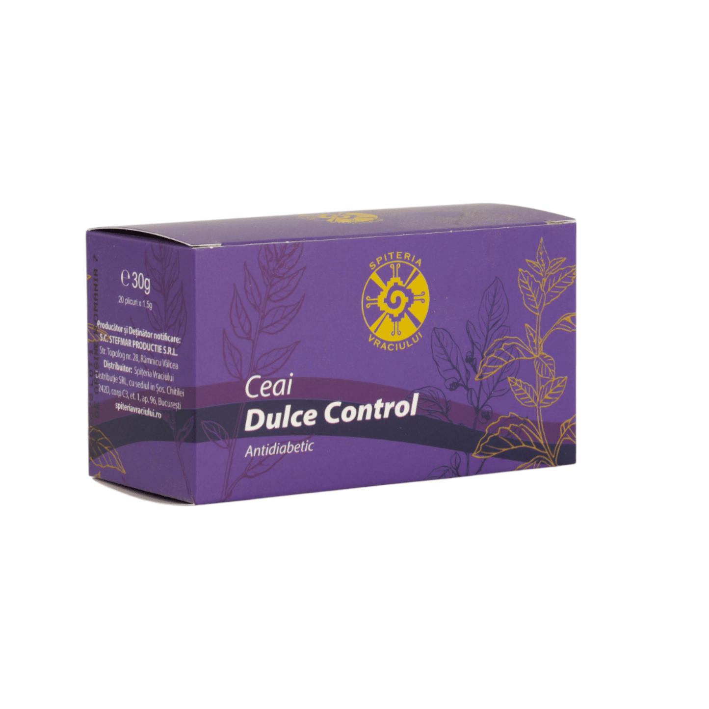 Ceai Natural pentru Glicemie și Diabet – Dulce Control