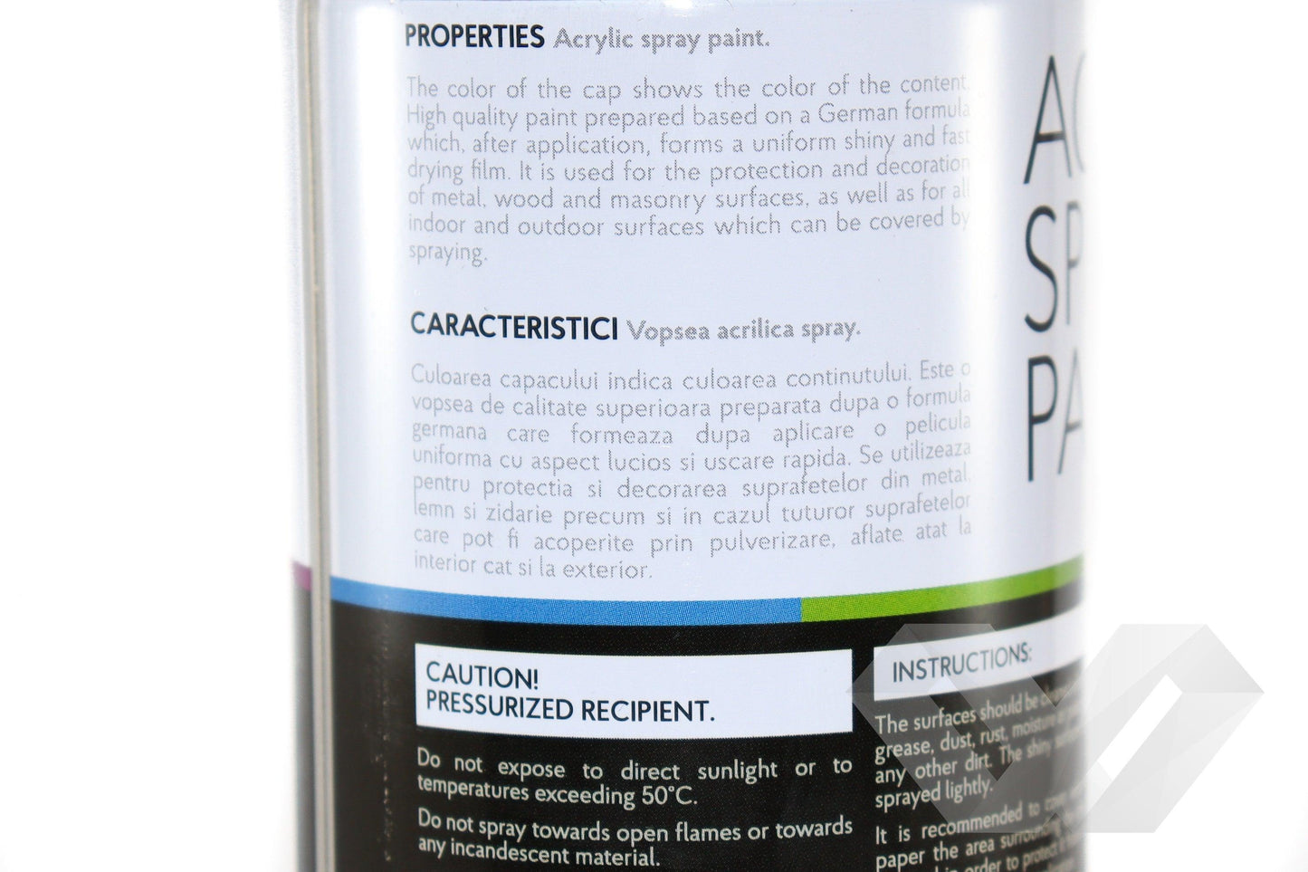 Spray vopsea auto alb lucios Noxaro, 450 ml