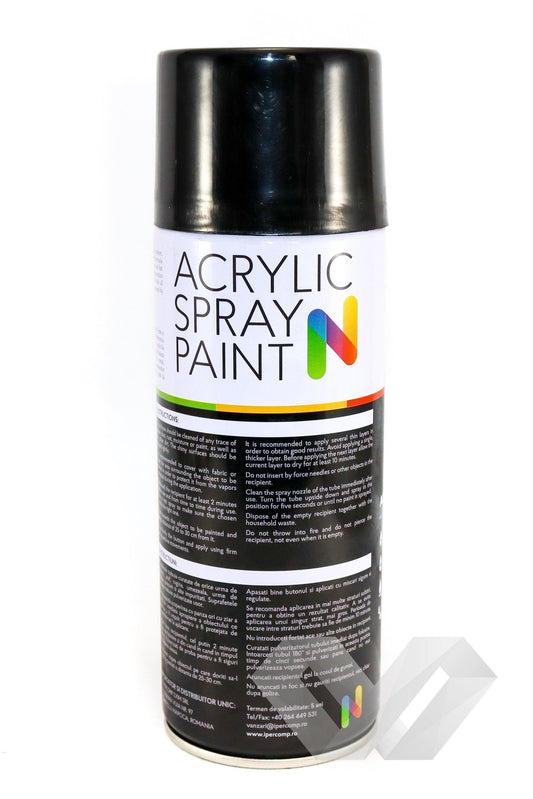 Spray vopsea auto negru termic Noxaro, 450ml