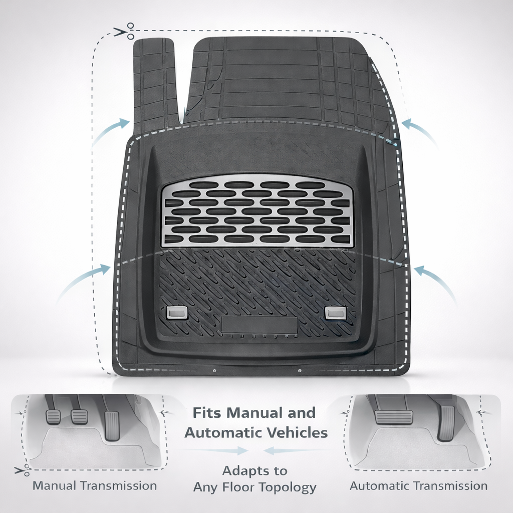 Covorașe Auto Tip Tăviță Compatibile Volkswagen ID.4 2020-2025 - Silver