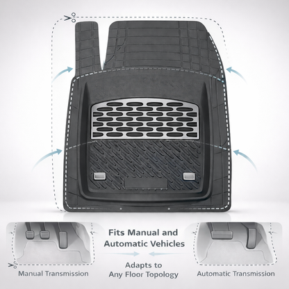 Covorașe Auto Tip Tăviță Compatibile Volkswagen ID.4 2020-2025 - Silver