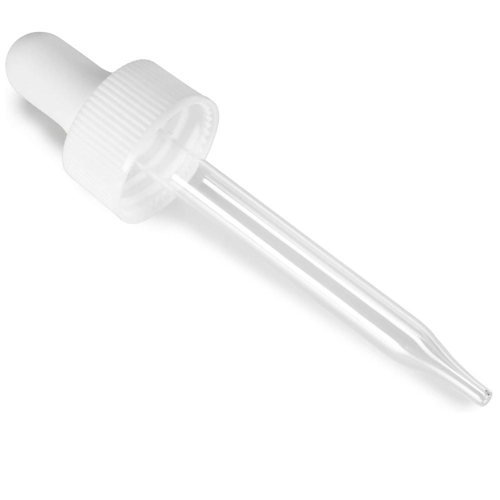 Sticluța mată reutilizabilă cu pipetă și capac alb