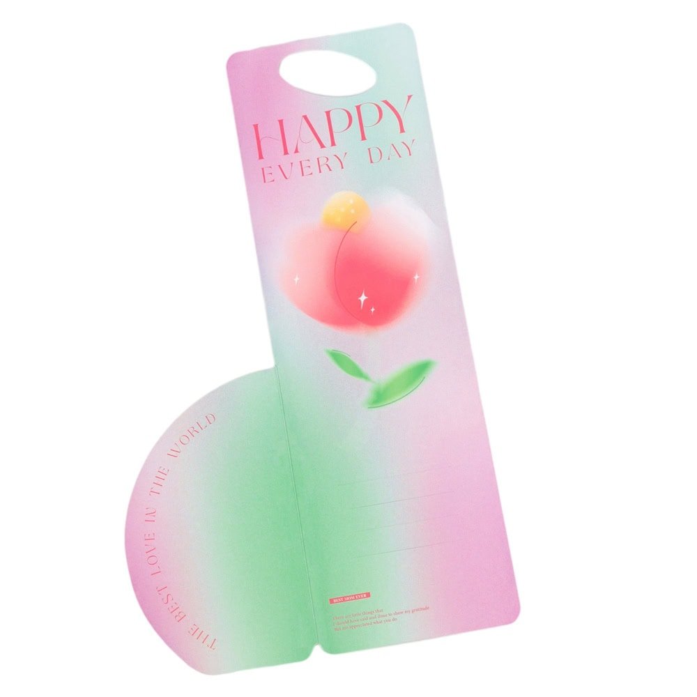 Suport dreptunghiular pentru o floare - roz (set 10 buc) - 21.8x36cm